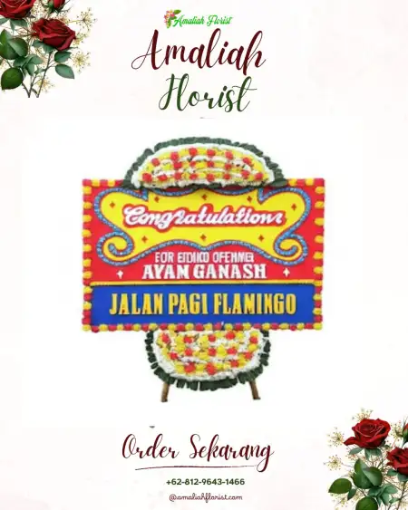 Sewa Papan Bunga Sirau
